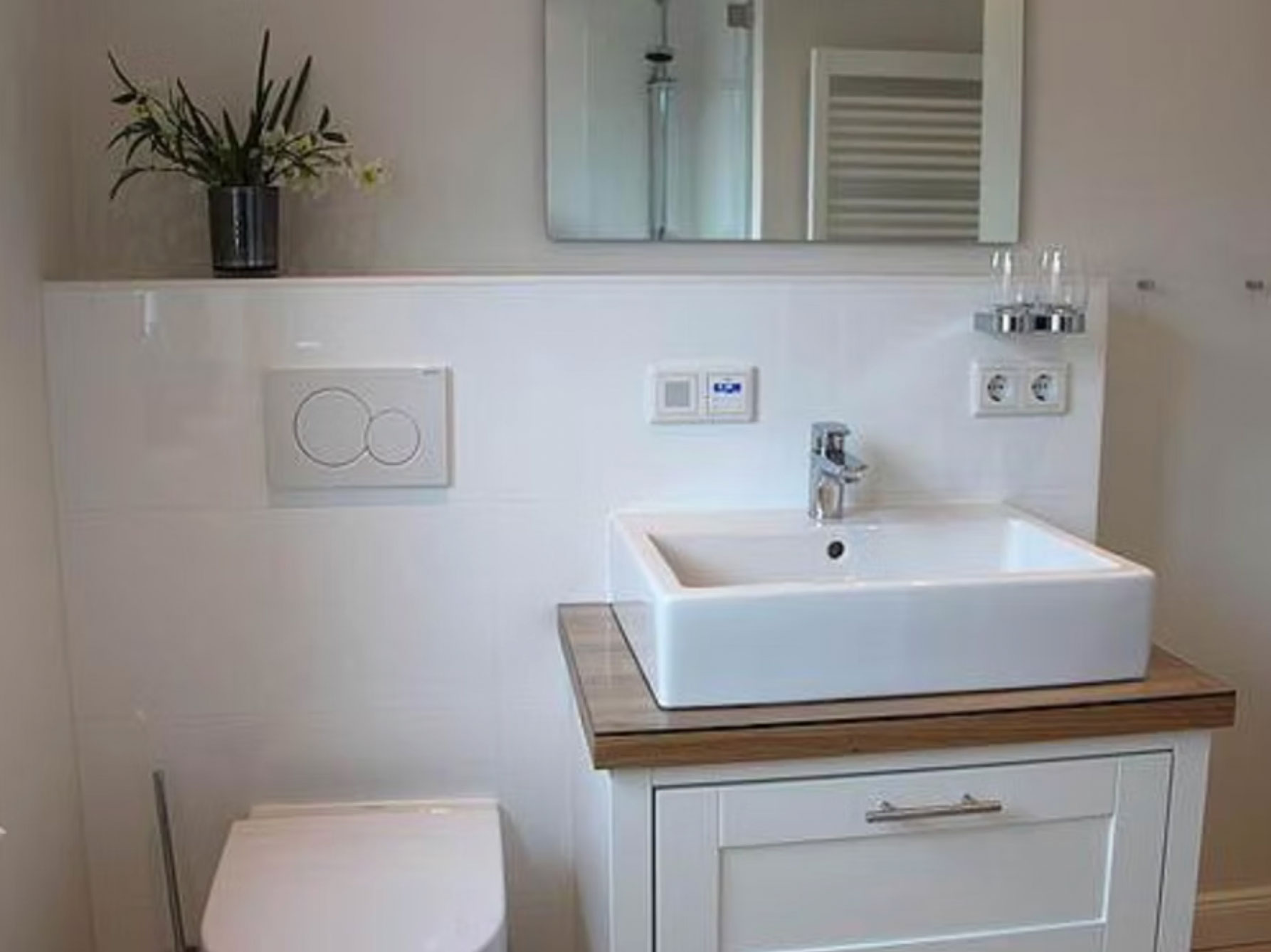 Modernes Duschbad Ferienwohnung Westerland Sylt